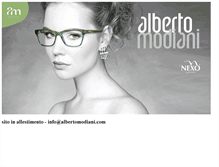 Tablet Screenshot of albertomodiani.com